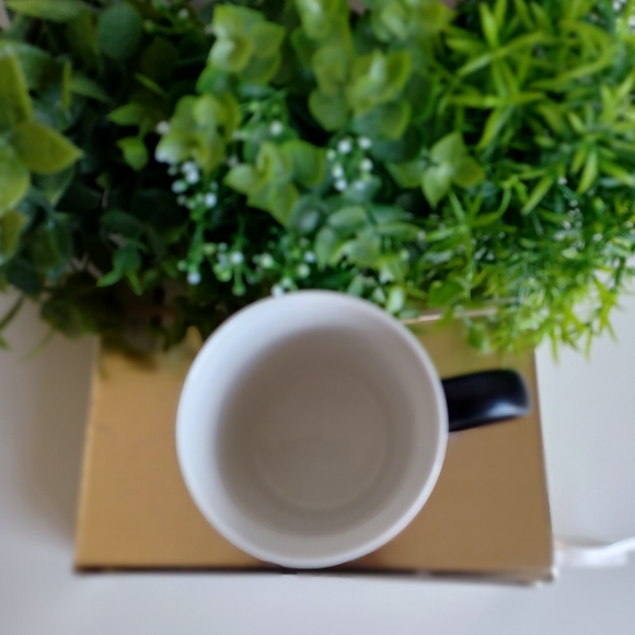 Starbucks Black Floral Coffee Mug - Picture 3 of 7